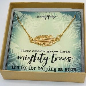 Teacher Appreciation Gift Leaf Bracelet